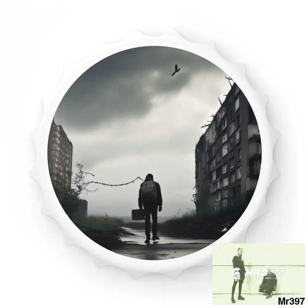 THE ARRIVAL DEATH FLAT 2628 DAYS COVERT FAILURES LTD EDITION NO 22 Magnetic Bottle Opener One size / White Accessories