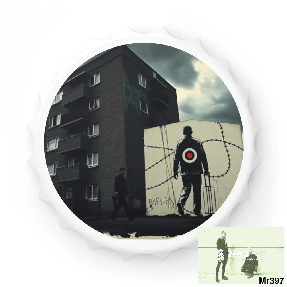 THE ARRIVAL DEATH FLAT 2628 DAYS COVERT FAILURES LTD EDITION NO 22 Magnetic Bottle Opener One size / White Accessories