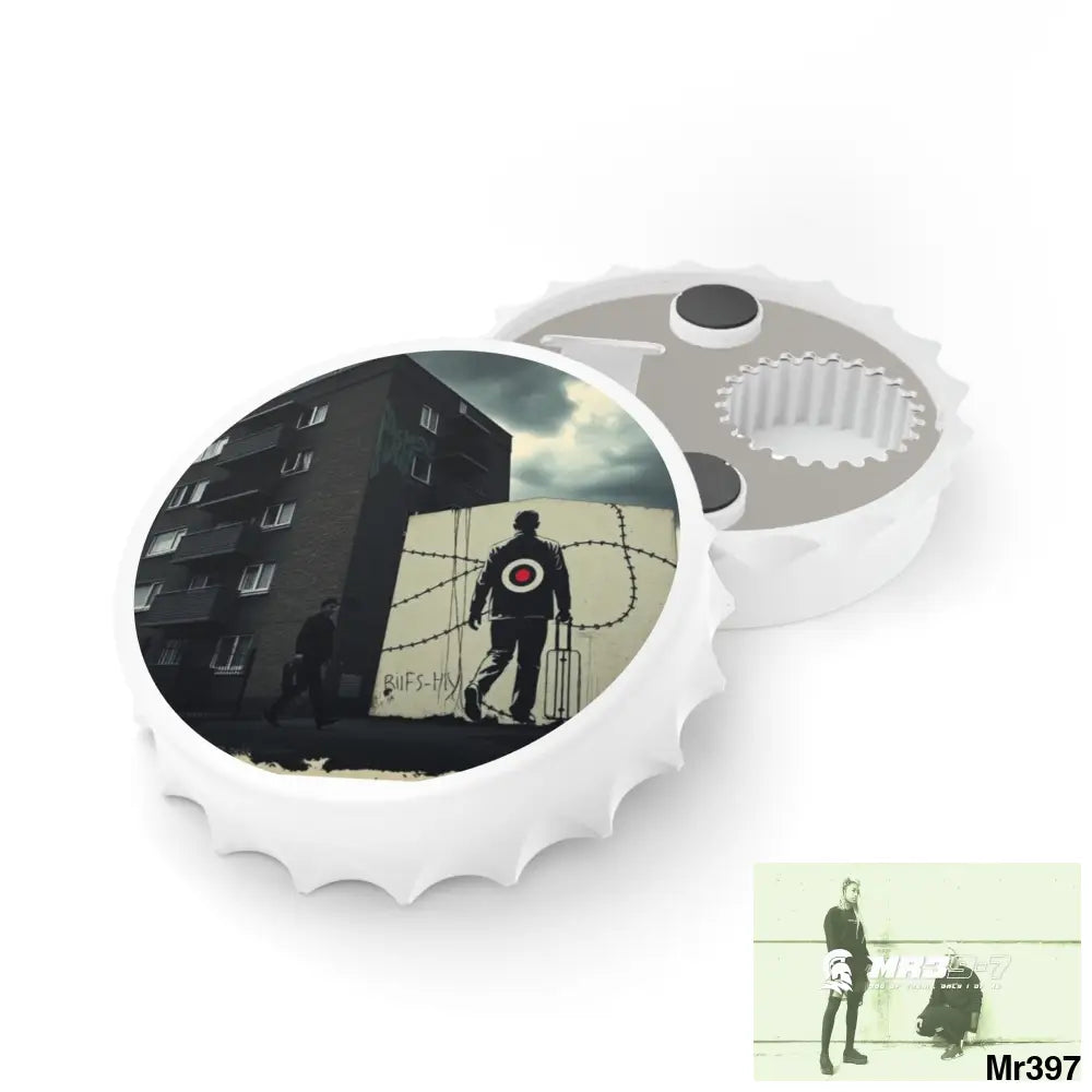 THE ARRIVAL DEATH FLAT 2628 DAYS COVERT FAILURES LTD EDITION NO 22 Magnetic Bottle Opener One size / White Accessories