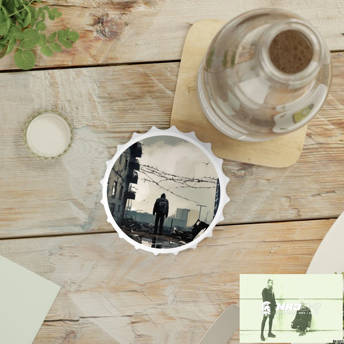 THE ARRIVAL DEATH FLAT 2628 DAYS COVERT FAILURES LTD EDITION NO 22 Magnetic Bottle Opener One size / White Accessories