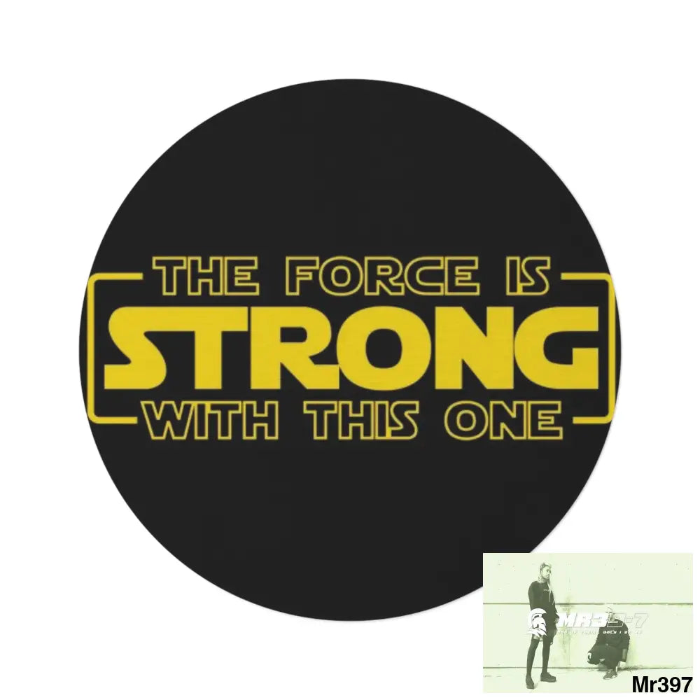 The force Round Rug 60’’ × 60’’ Home Decor