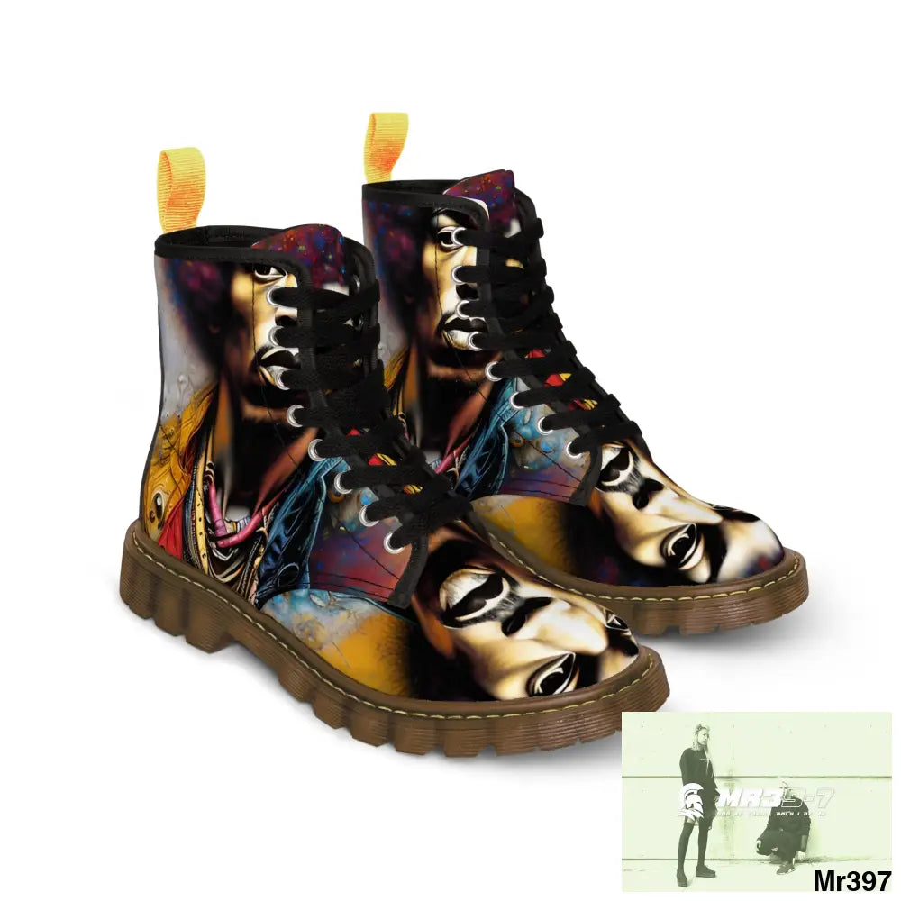 The Jimmy Hendrix Experience Women’s Canvas Boots Shoes