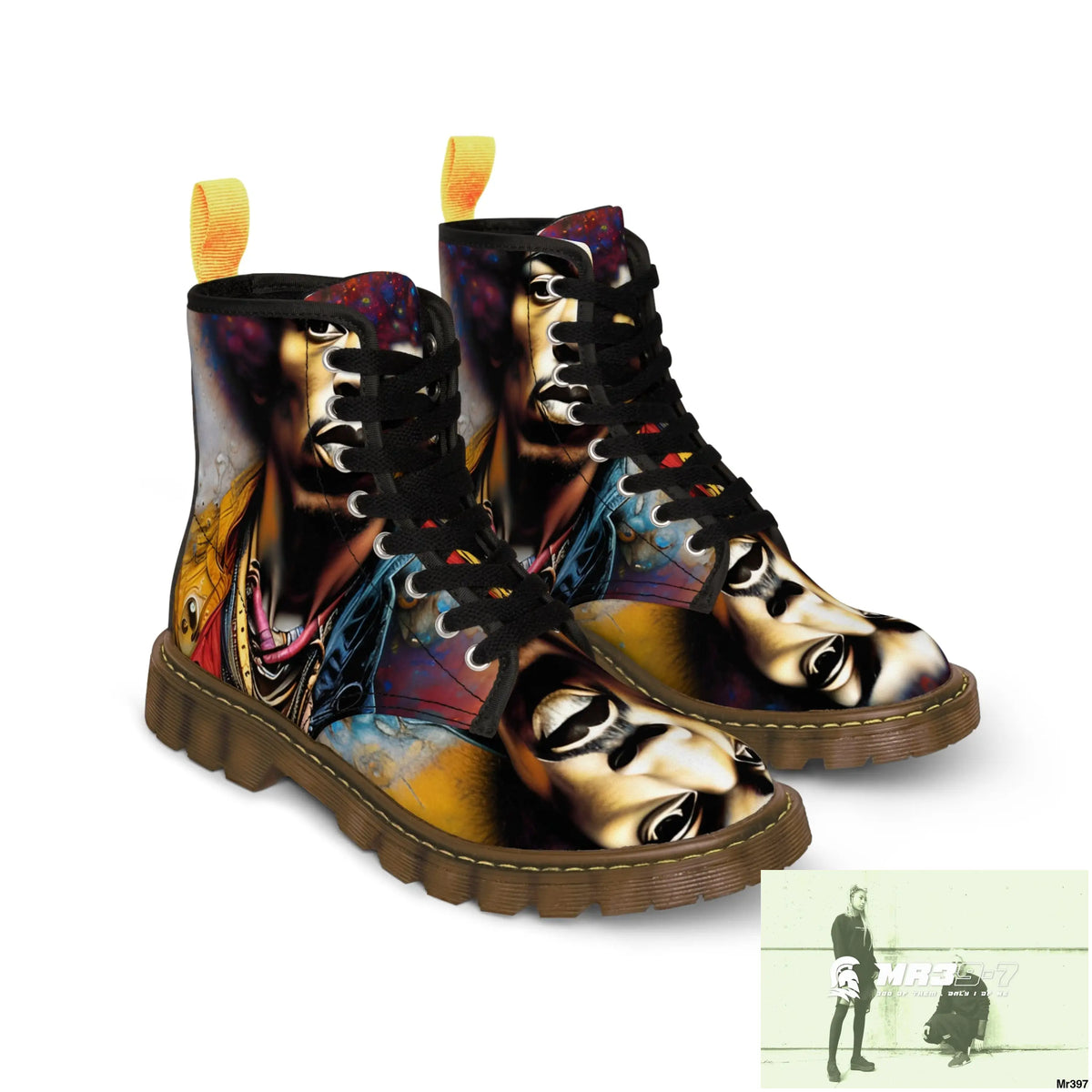 The Jimmy Hendrix Experience Women’s Canvas Boots Shoes