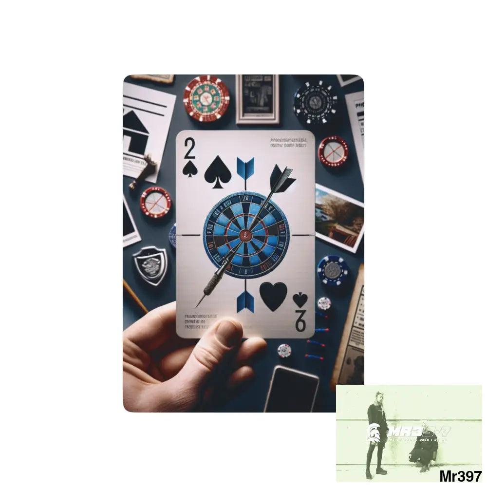 The Linking all #1 back to UK 2016 to 2024 failures their’s my deaths AI Themed Ltd Edition Custom Poker Cards 2.5’’ x