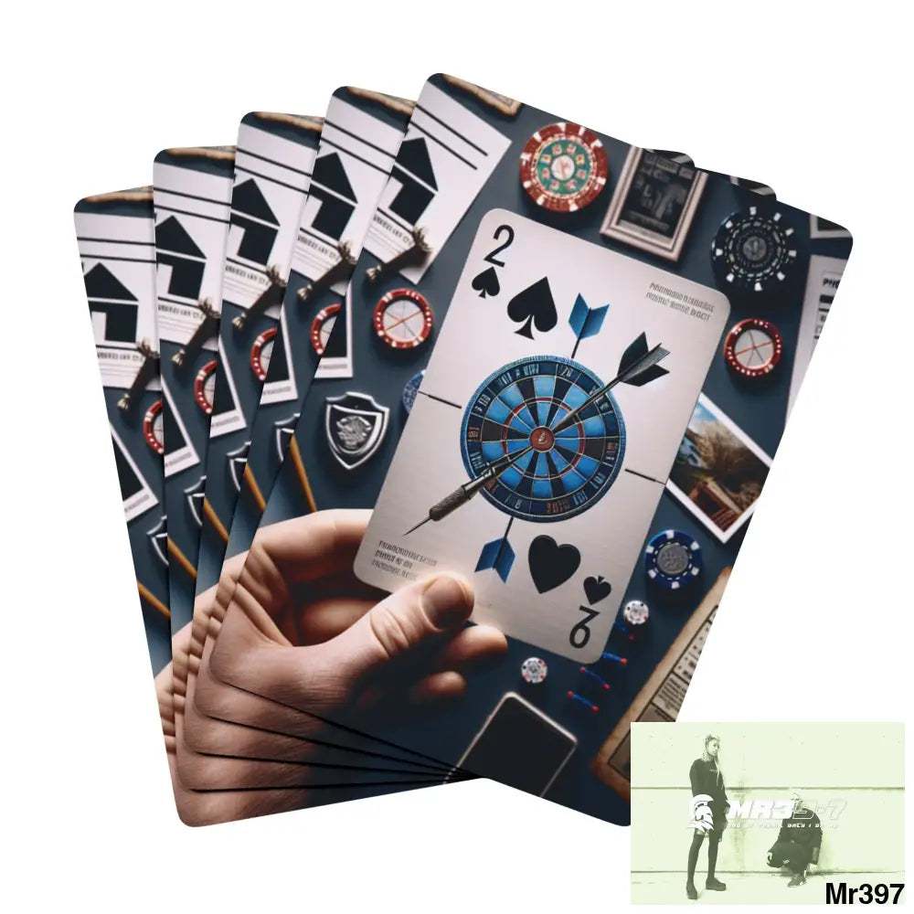 The Linking all #1 back to UK 2016 to 2024 failures their’s my deaths AI Themed Ltd Edition Custom Poker Cards 2.5’’ x