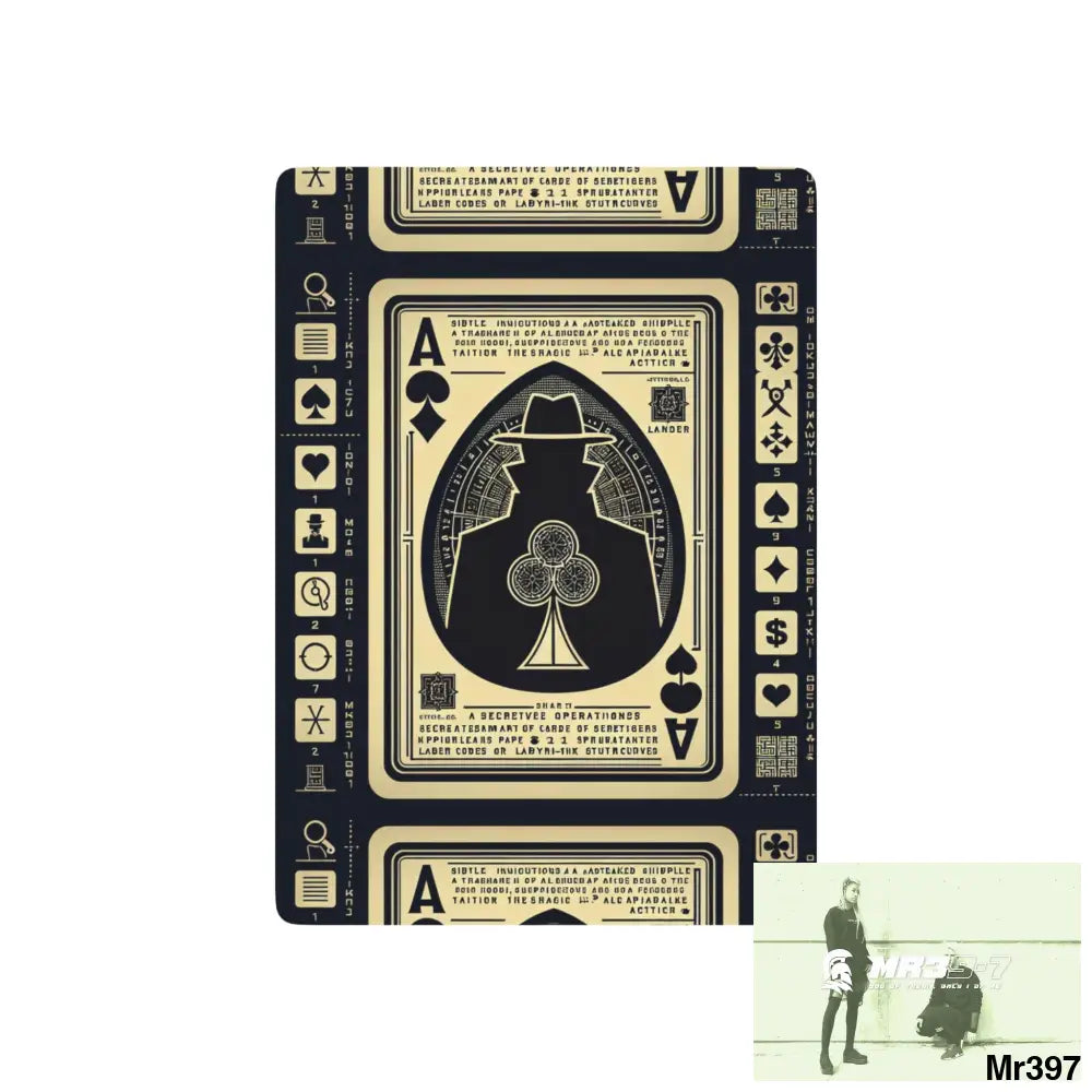 The Linking all #5 back to UK 2016 to 2024 failures their’s my deaths AI Themed Ltd Edition Custom Poker Cards 2.5’’ x