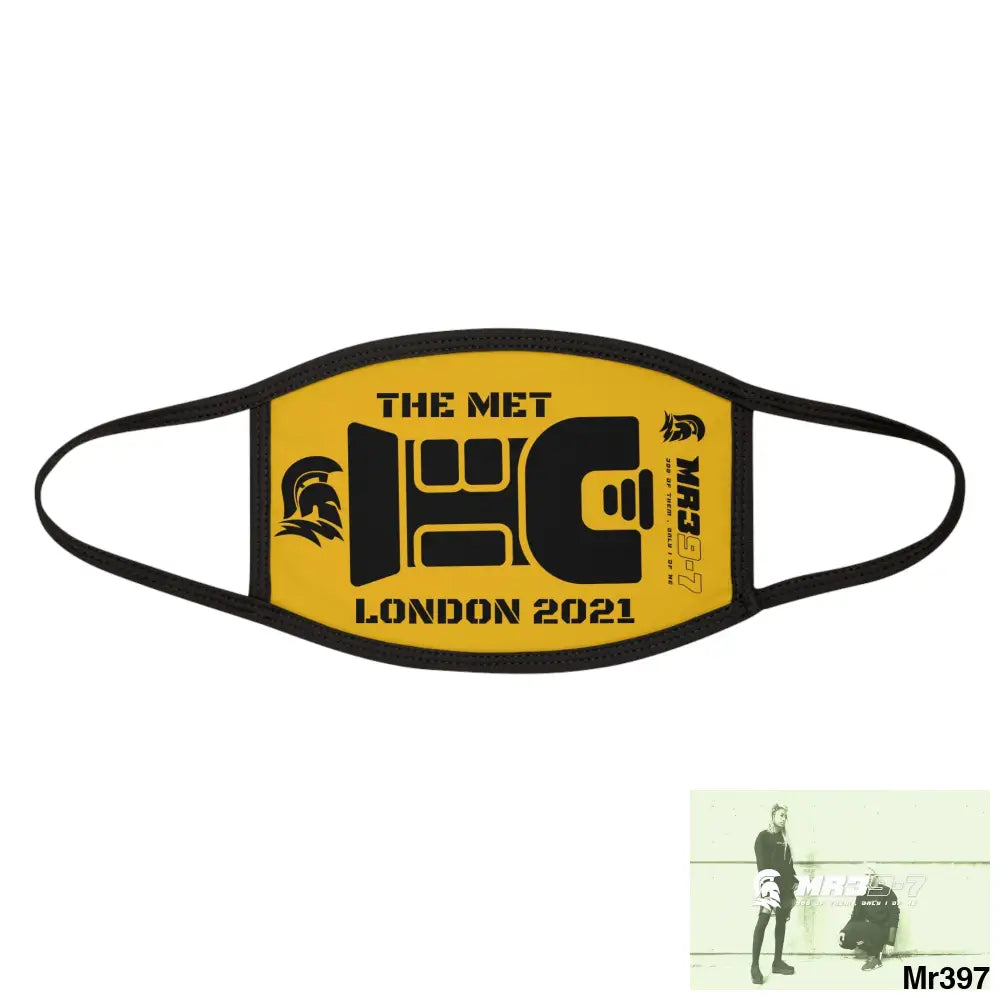 The met MR39 tasered 2021 Mixed-Fabric Face Mask One size Accessories
