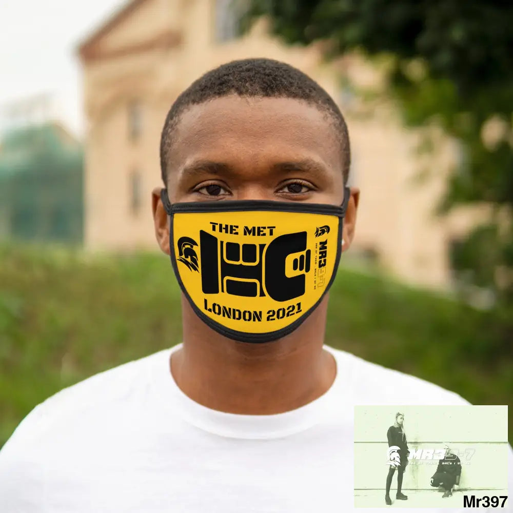 The met MR39 tasered 2021 Mixed-Fabric Face Mask One size Accessories