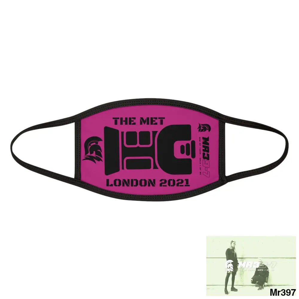 The Met Tasered me 2021 Mixed-Fabric Face Mask One size Accessories