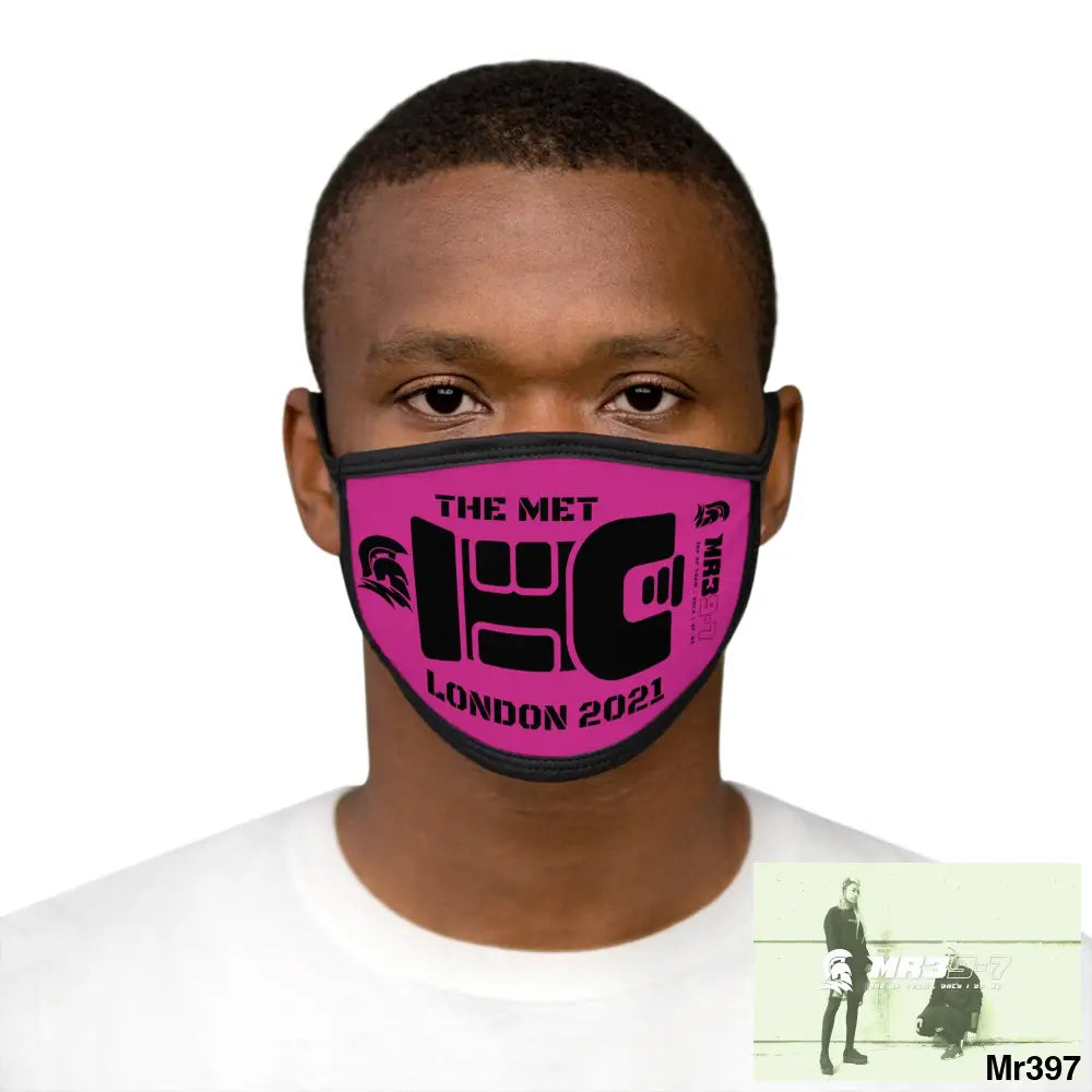 The Met Tasered me 2021 Mixed-Fabric Face Mask One size Accessories