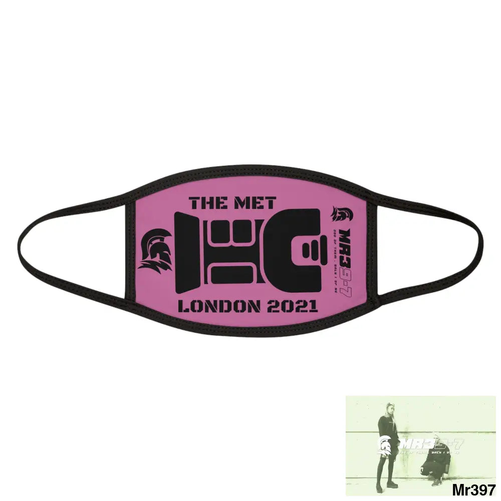 The Met Tasered me 2021 Mixed-Fabric Face Mask One size Accessories