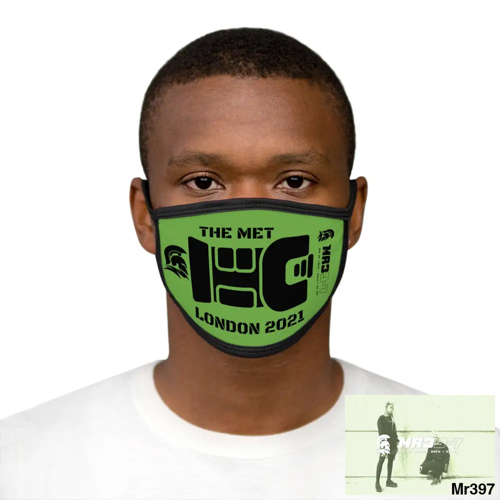 The Met tasered me 2021 Mixed-Fabric Face Mask One size Accessories