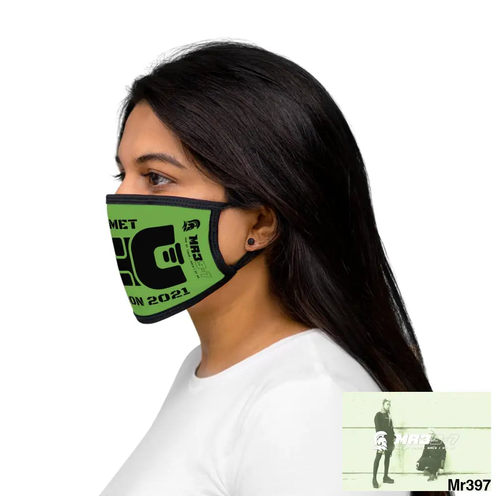 The Met tasered me 2021 Mixed-Fabric Face Mask One size Accessories