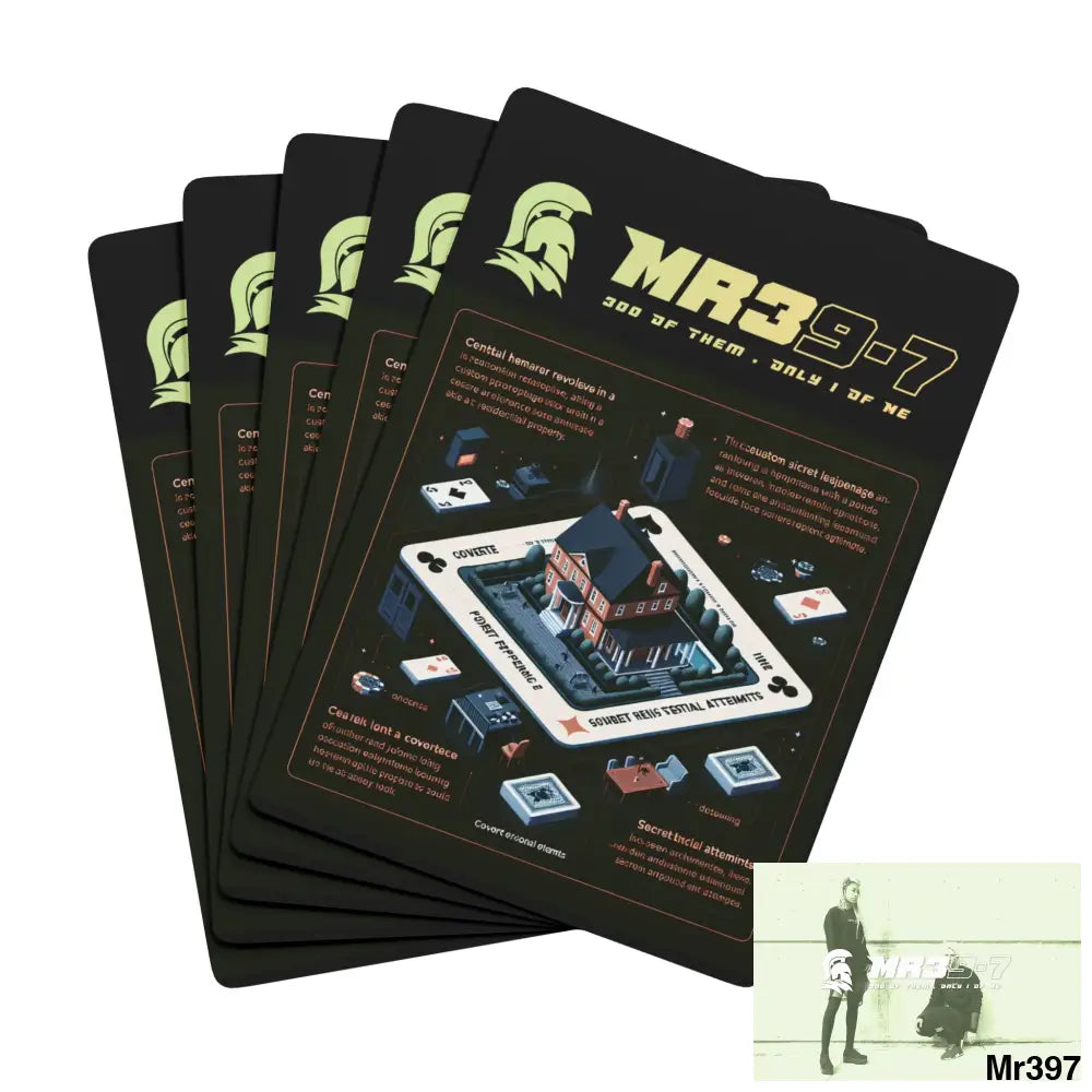 The Mr39-7 Linking all #7 back to UK 2016 to 2024 failures their’s my deaths AI Themed Ltd Edition Custom Poker Cards