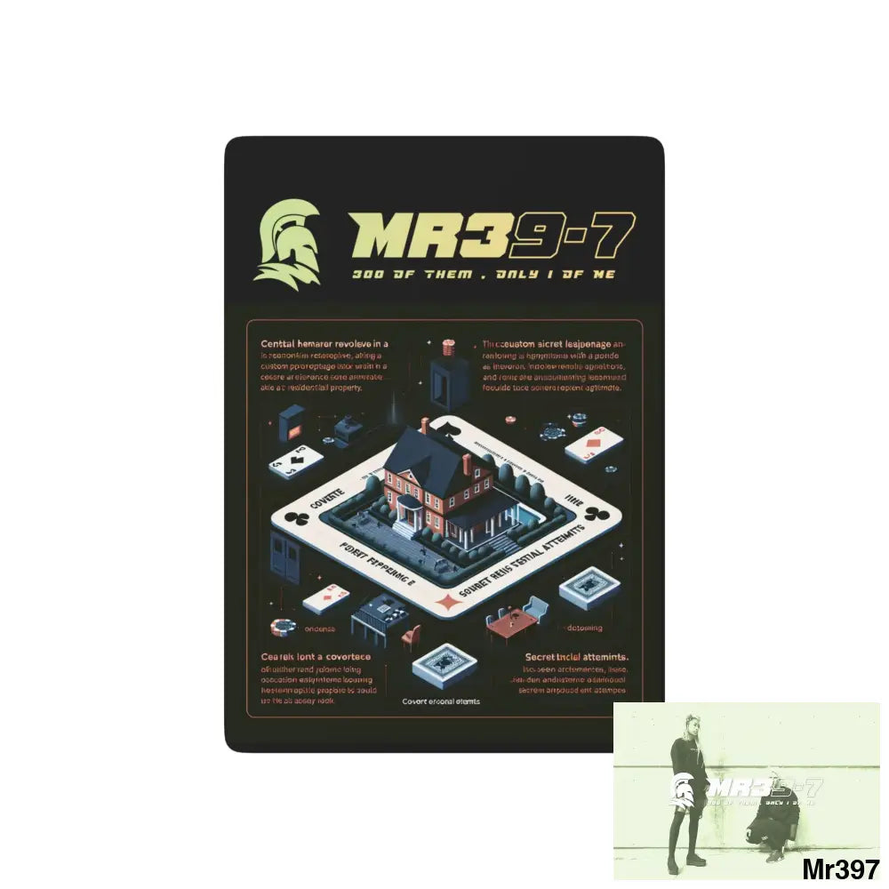 The Mr39-7 Linking all #7 back to UK 2016 to 2024 failures their’s my deaths AI Themed Ltd Edition Custom Poker Cards