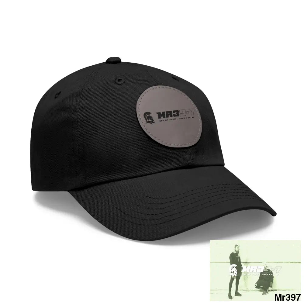 The MR39 Dad Hat with Leather Patch (Round) Hats