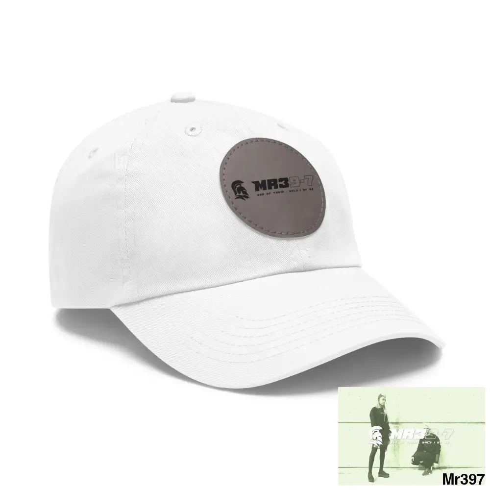 The MR39 Dad Hat with Leather Patch (Round) Hats