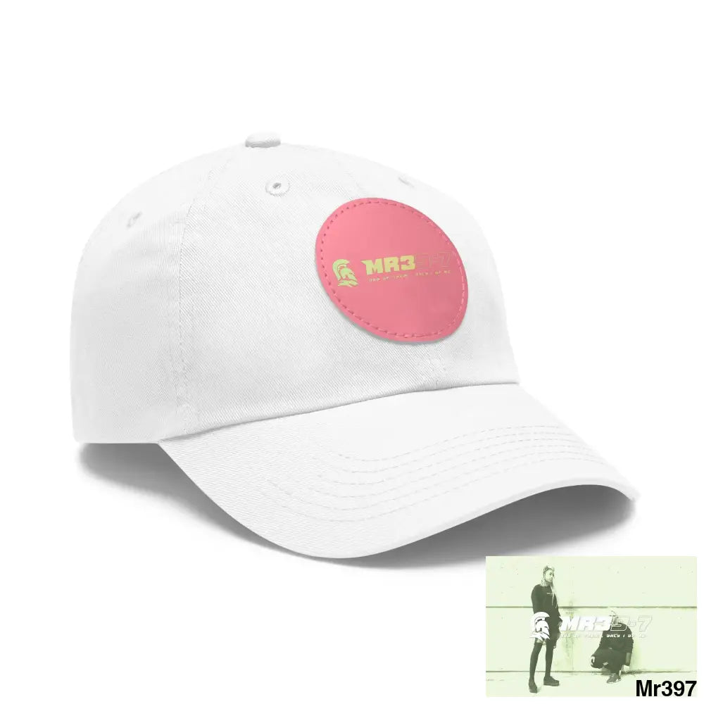 The MR39 Dad Hat with Leather Patch (Round) Hats