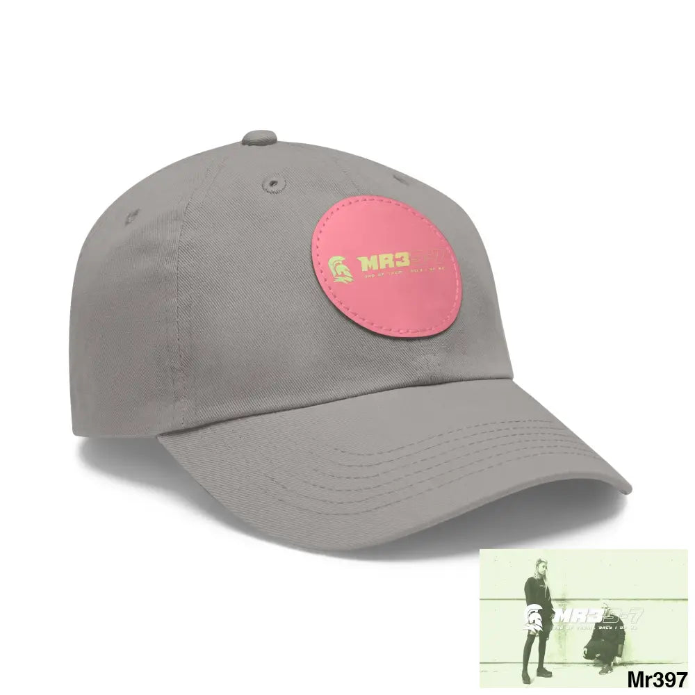 The MR39 Dad Hat with Leather Patch (Round) Hats