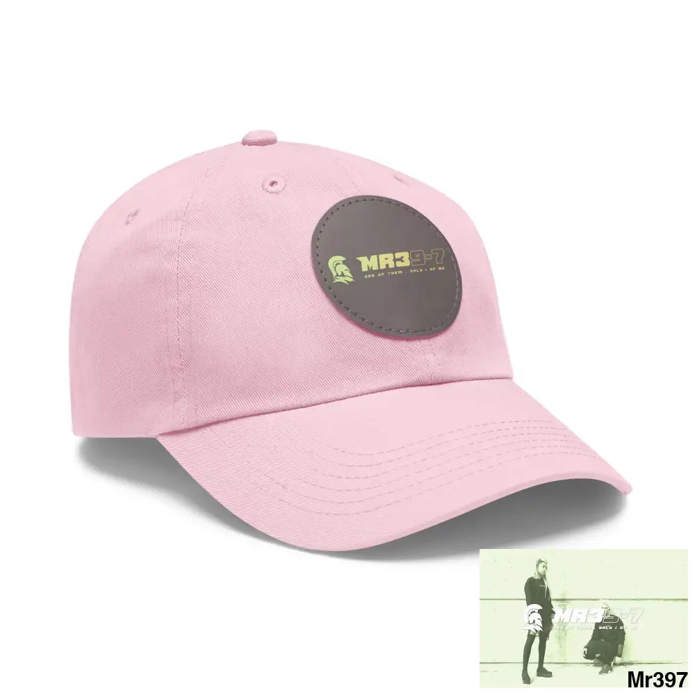 The MR39 Dad Hat with Leather Patch (Round) Hats
