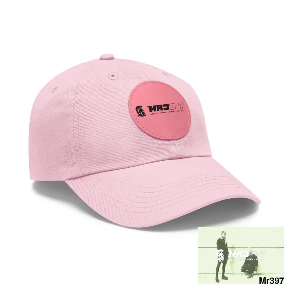 The MR39 Dad Hat with Leather Patch (Round) Hats