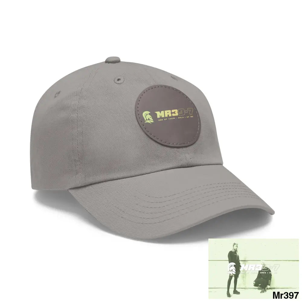 The MR39 Dad Hat with Leather Patch (Round) Hats