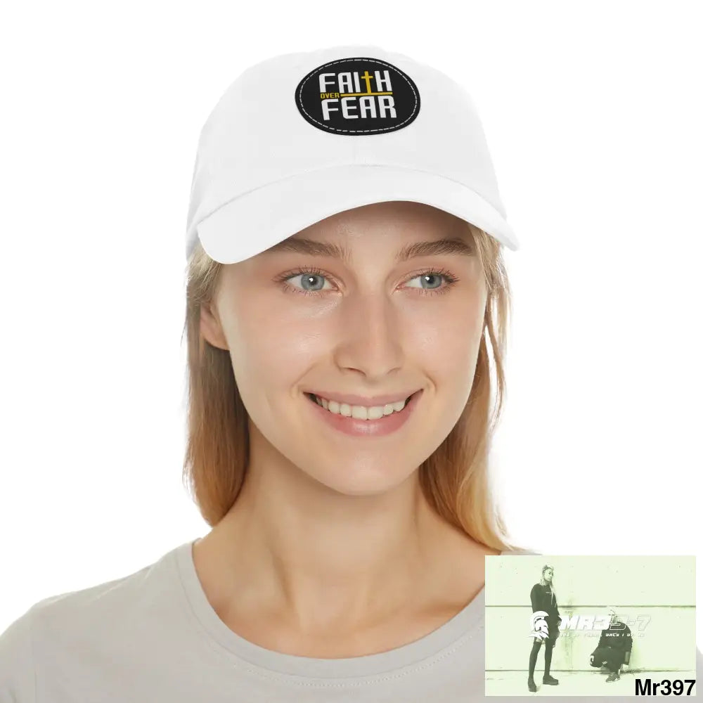 The MR39 Dad Hat with Leather Patch (Round) Hats