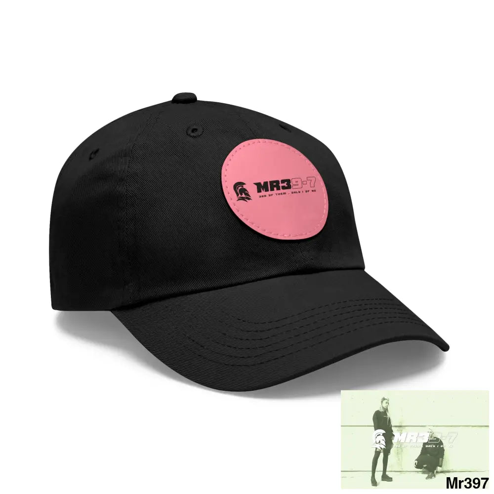 The MR39 Dad Hat with Leather Patch (Round) Hats