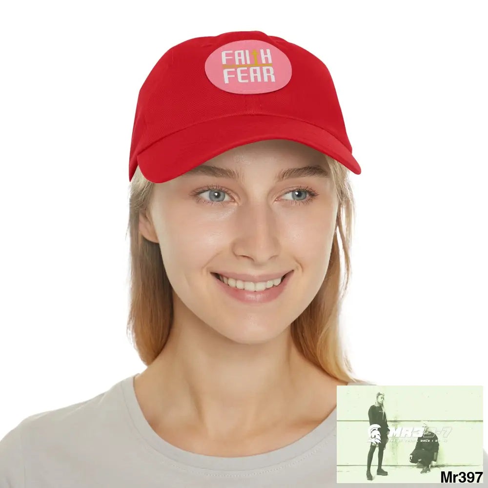 The MR39 Dad Hat with Leather Patch (Round) Hats