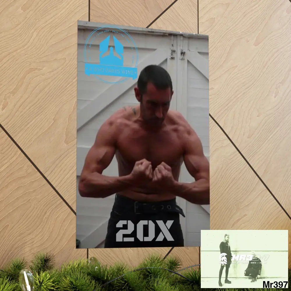 The original A Who Dares Wins Matte Vertical Posters Poster