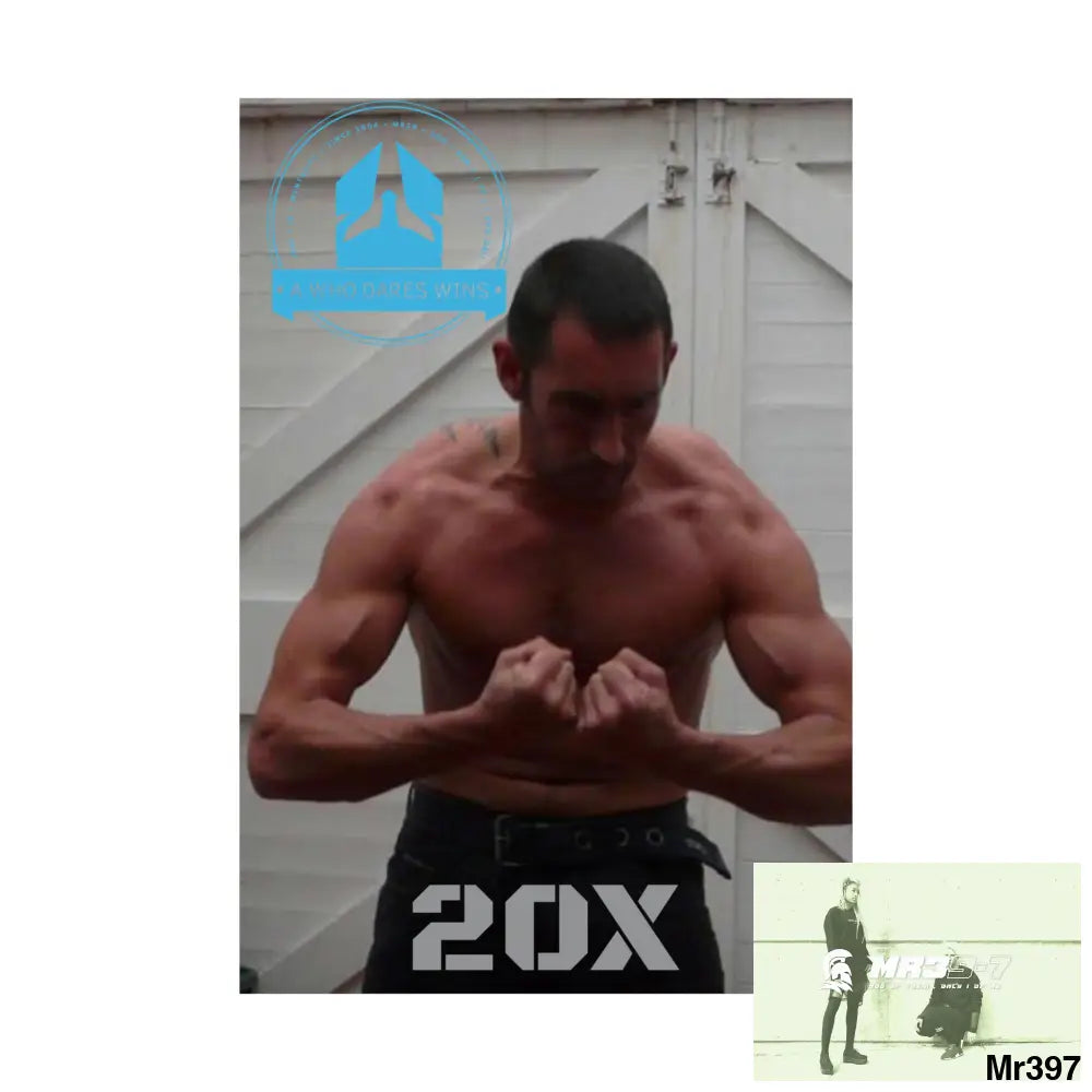 The original A Who Dares Wins Matte Vertical Posters Poster