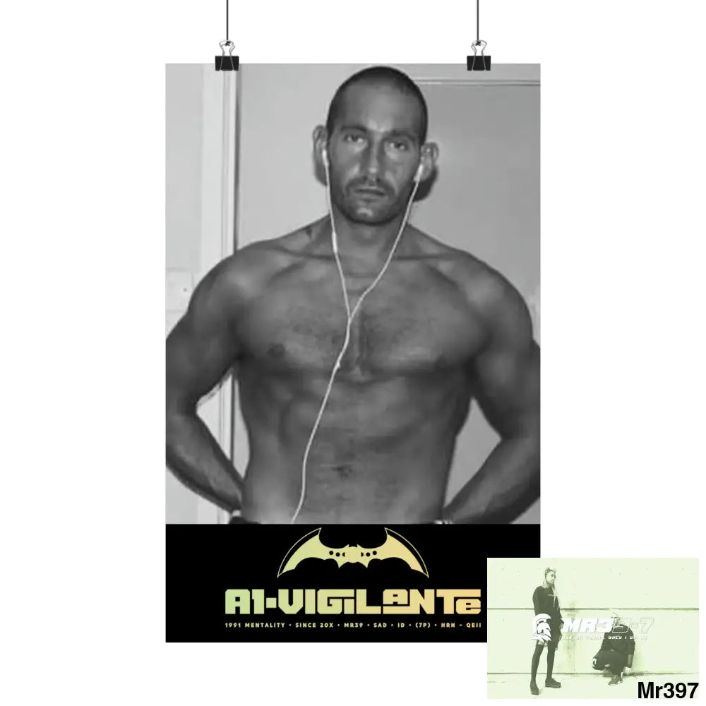 The original A1- Vigilante 20X Matte Vertical Posters 11’’ x 17’’ / Matte Poster