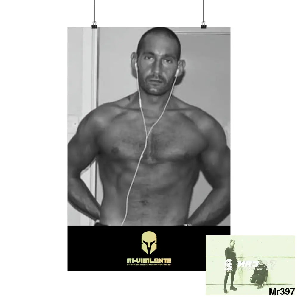 The original A1-Vigilante Sparta Matte Vertical Posters Poster