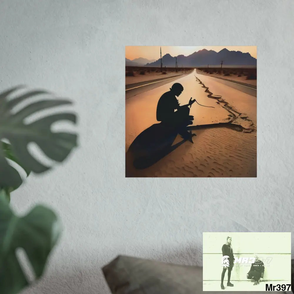 The Road — Dahab Gold (Variant A) Fine Art Poster Poster