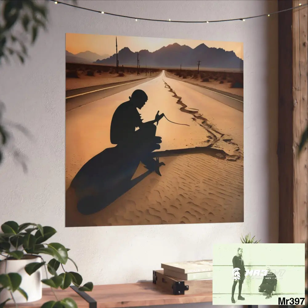 The Road — Dahab Gold (Variant A) Fine Art Poster Poster