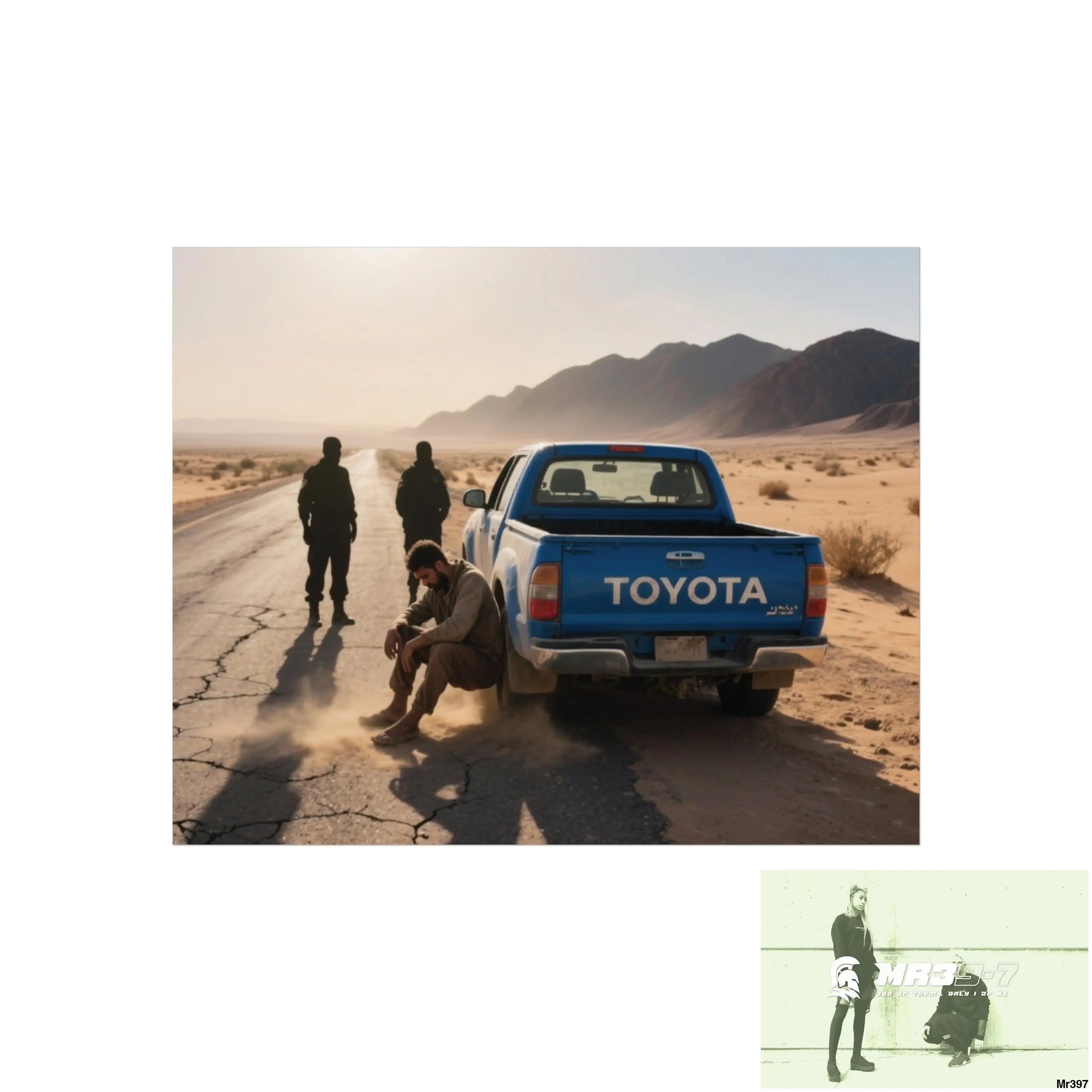 The Road — Dahab Gold Variant C Fine Art Poster 20’’ x 16’’ (Horizontal) / Matte Poster