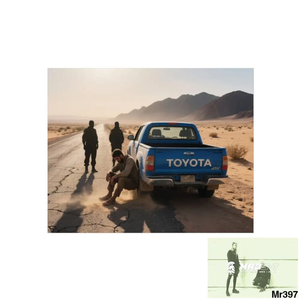 The Road — Dahab Gold Variant C Fine Art Poster 20’’ x 16’’ (Horizontal) / Matte Poster