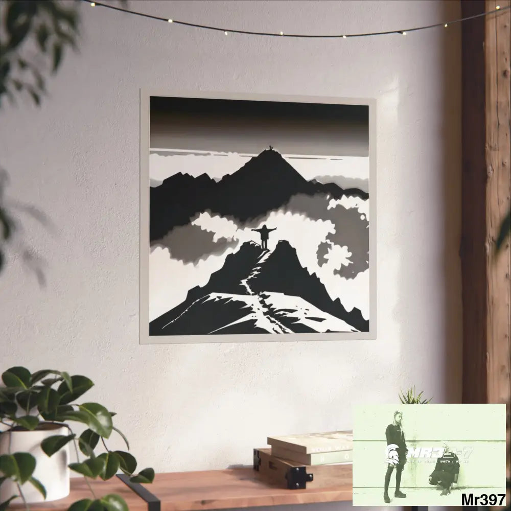 THE SUMMIT I (I COULD GO NO HIGHER) Limited Edition Fine Art Poster Poster