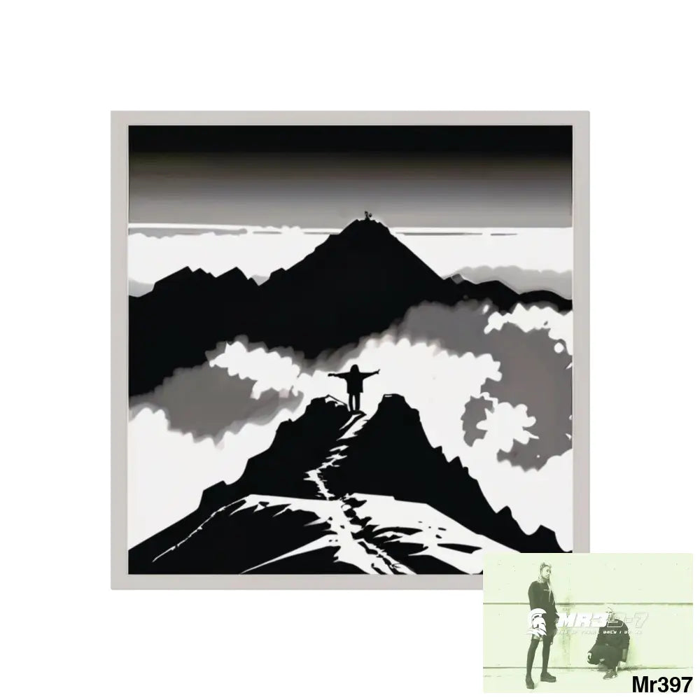 THE SUMMIT I (I COULD GO NO HIGHER) Limited Edition Fine Art Poster 30″ x 30″ / Matte Poster