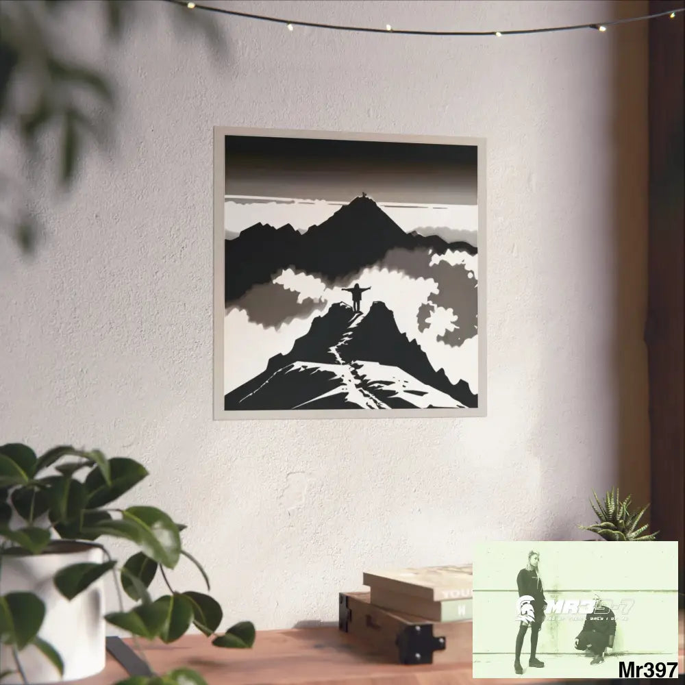 THE SUMMIT I (I COULD GO NO HIGHER) Limited Edition Fine Art Poster Poster
