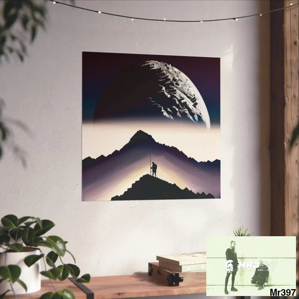 THE SUMMIT II (I COULD GO NO HIGHER) Limited Edition Fine Art Poster Poster
