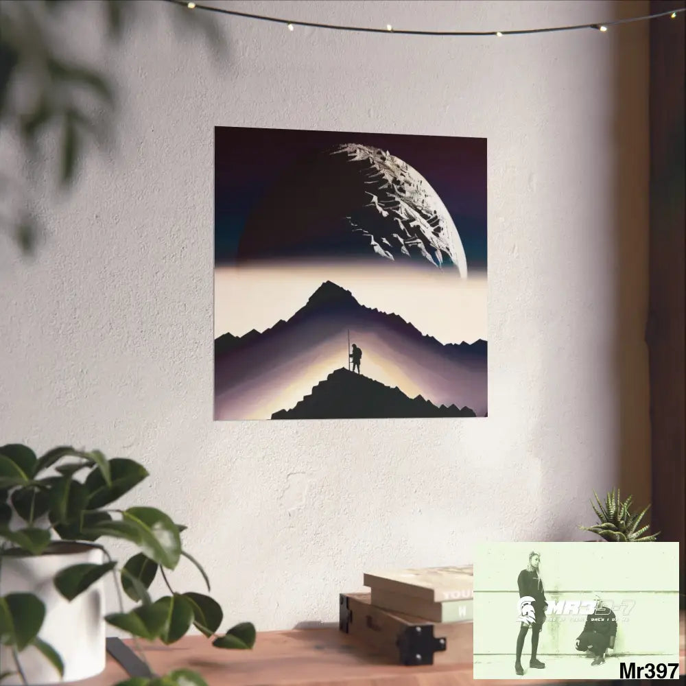 THE SUMMIT II (I COULD GO NO HIGHER) Limited Edition Fine Art Poster Poster