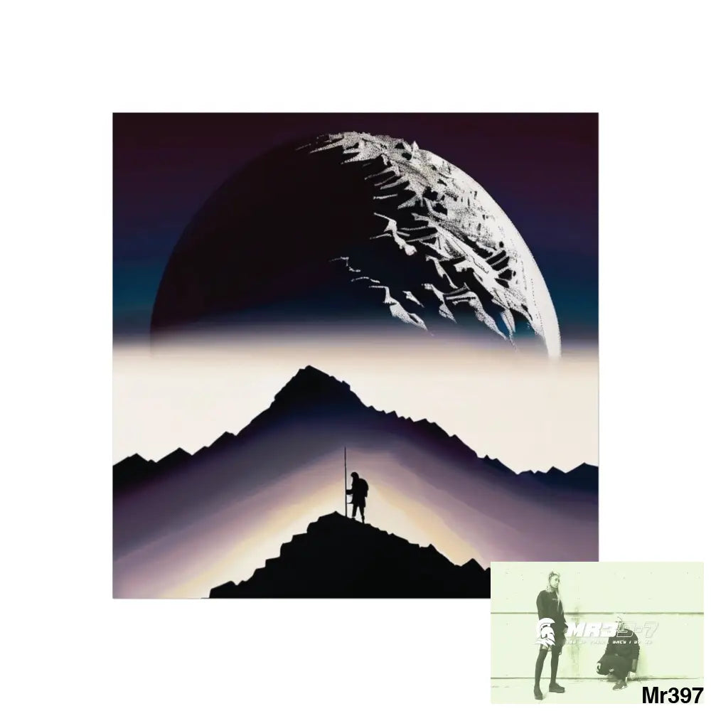 THE SUMMIT II (I COULD GO NO HIGHER) Limited Edition Fine Art Poster 30″ x 30″ / Matte Poster