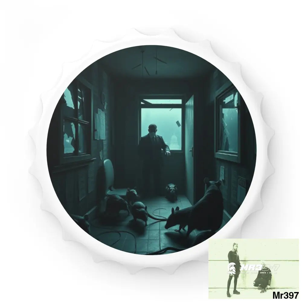 THE TRAP DEATH FLAT 2628 DAYS COVERT FAILURES LTD EDITION NO 22 Magnetic Bottle Opener One size / White Accessories