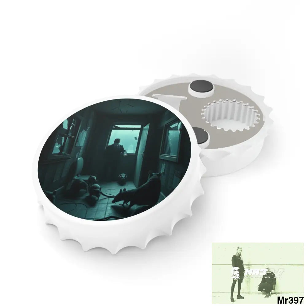 THE TRAP DEATH FLAT 2628 DAYS COVERT FAILURES LTD EDITION NO 22 Magnetic Bottle Opener One size / White Accessories