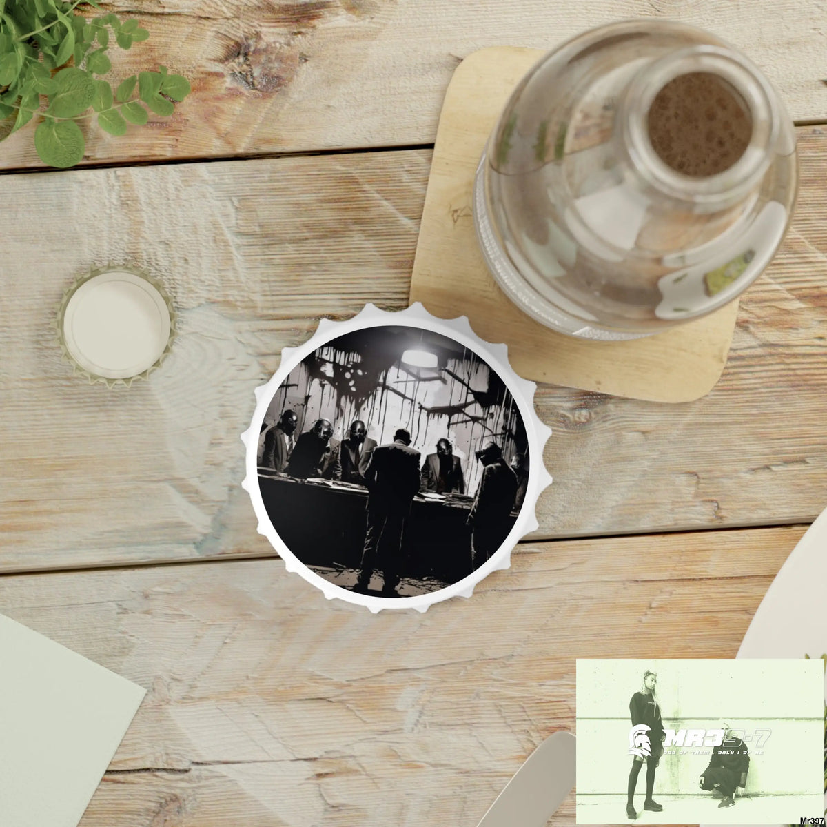 THE TRAP DEATH FLAT 2628 DAYS COVERT FAILURES LTD EDITION NO 22 Magnetic Bottle Opener One size / White Accessories