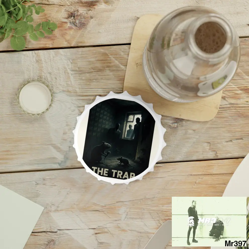THE TRAP DEATH FLAT 2628 DAYS COVERT FAILURES LTD EDITION NO 6 Magnetic Bottle Opener One size / White Accessories