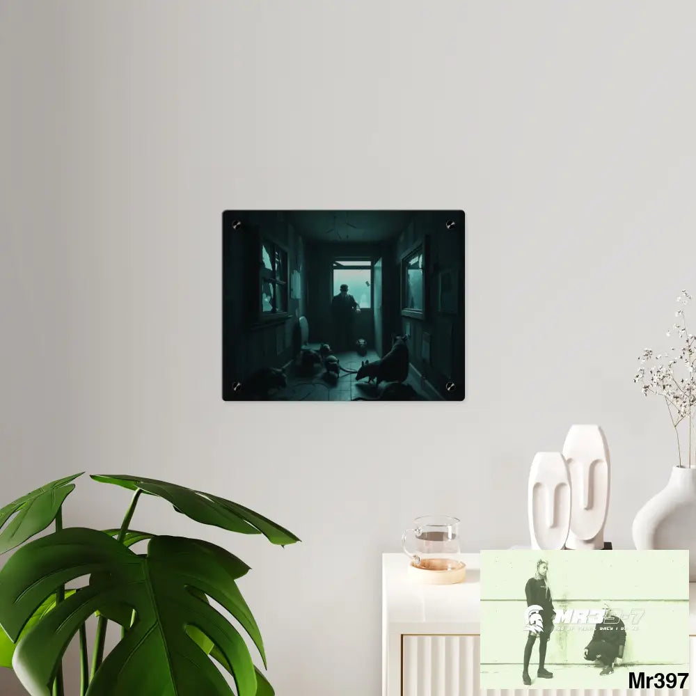 The Trap Death Flat no1 2628 days Covert Failures Ltd Edition no 22 Acrylic Wall Art Panels Home Decor