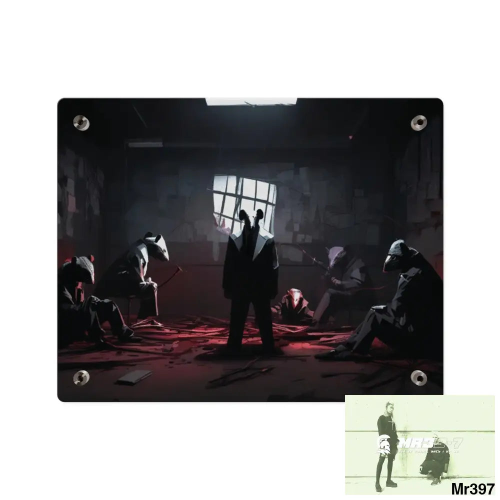 The Trap Death Flat no3 2628 days Covert Failures Ltd Edition no 22 Acrylic Wall Art Panels Home Decor