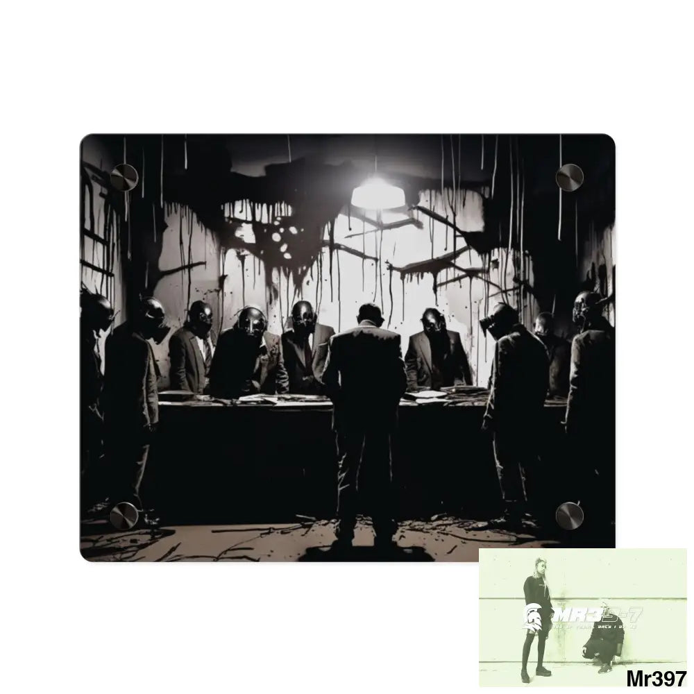 The Trap Death Flat no4 2628 days Covert Failures Ltd Edition no 22 Acrylic Wall Art Panels 10″ x 8″ (Horizontal)